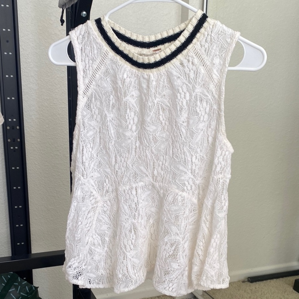 Free People Lace Tank